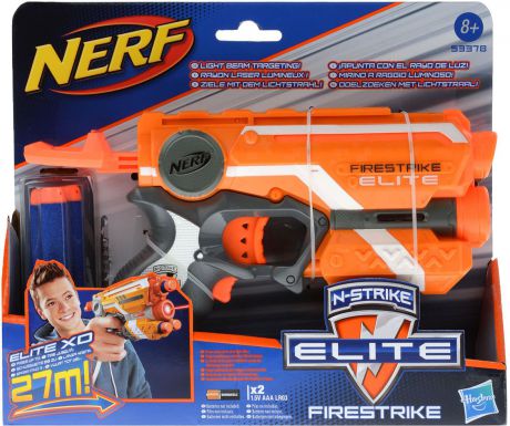 Nerf Бластер Firestrike с патронами цвет оранжевый серый