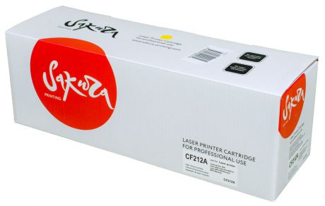 Картридж Sakura CF212A, желтый, для лазерного принтера