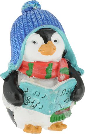 Украшение новогоднее на прищепке Magic Time "Пингвин в шапке". 75600