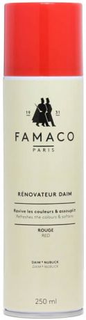Восстановитель цвета для замши, Famaco, красный, 250 мл
