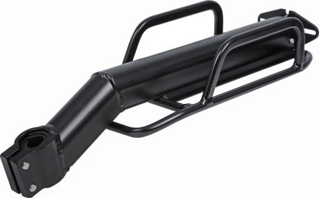 Багажник для велосипеда STG "KWA-618-06", задний, на подседельную трубу, цвет: черный, 26"-28"
