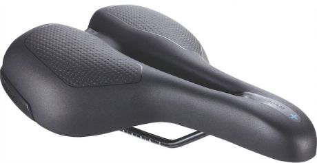 Седло велосипедное BBB "SportPlus Women Ergonomic Memory Foam Steel Rail", цвет: черный, 18,5 х 27 см