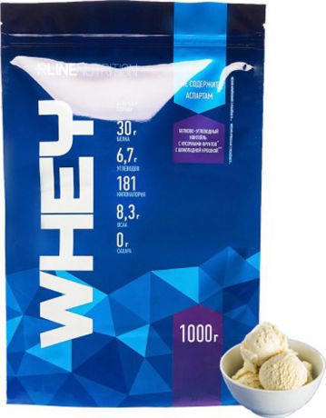 Протеин cывороточный Rline Whey, пломбир, 1000 г