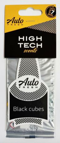 Автомобильный ароматизатор Auto Fresh Черный куб, на бумажной основе, 50 г