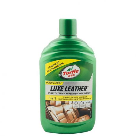 Очиститель салона Turtle Wax "Luxe Leather", очиститель-кондиционер кожи, флакон, 500 мл