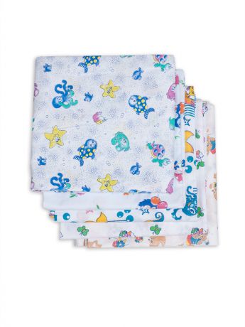 Пеленки для новорожденных ситцевые Чудо-чадо, "Для самых маленьких", ПТС05-002, 5 шт