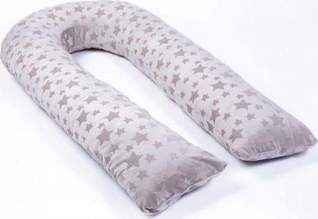 Наволочка на подушку для беременных MommyPillow U 320 см Серые звезды
