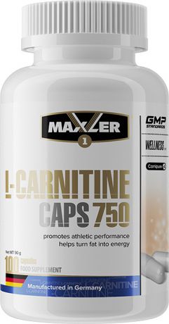 Жиросжигатель Maxler Carnitine L, 750 мг х 100 шт