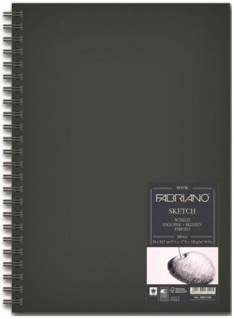 Fabriano Блокнот для зарисовок Sketchbook Портрет 80 листов формат A4 28021550