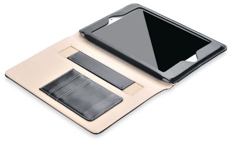 Чехол книжка Gurdini эко кожа на руку 410110 для Apple iPad mini 1/2/3,410110, черный