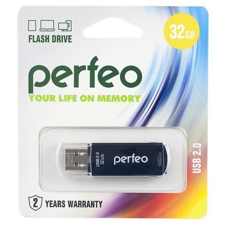 USB Флеш-накопитель Perfeo 32GB C06 черный