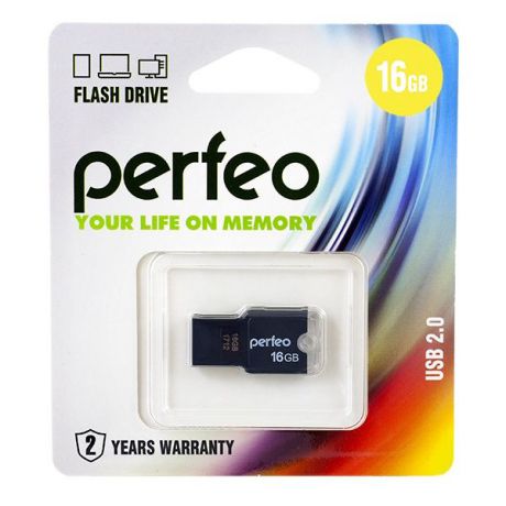 USB Флеш-накопитель Perfeo 16GB M01 черный