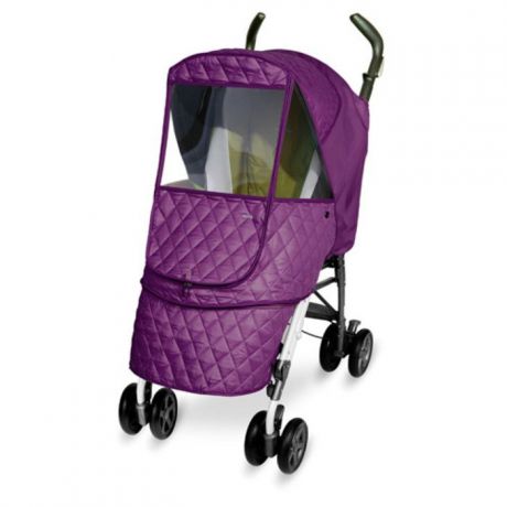Утеплённый чехол для коляски Manito Castle Alpha, цвет фиолетовый