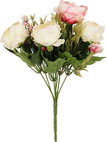 Искуственный цветок Вещицы "Пион", B-YI-37, розовый, 30 см