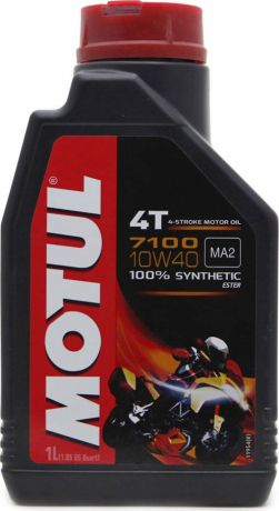 Моторное масло MOTUL 7100 4T, синтетическое, 10W-40, 1 л 104091