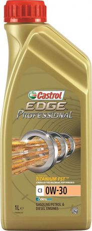 Моторное масло CASTROL EDGE Professional V Titanium FST, синтетическое, 0W-20, 1 л 156E6A