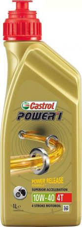 Моторное масло CASTROL Power 1 4T, полусинтетическое, 10W-40, 1 л 15688B