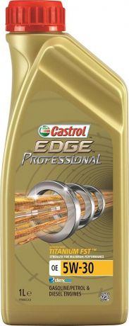 Моторное масло CASTROL EDGE Professional OE Titanium FST, синтетическое, 5W-30, 1 л 15802F