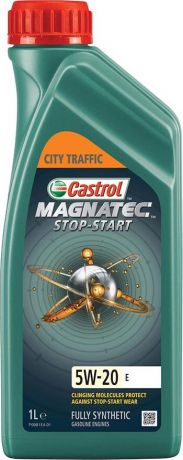 Моторное масло CASTROL Magnatec Stop-Start E, синтетическое, 5W-20, 1 л 156DCF