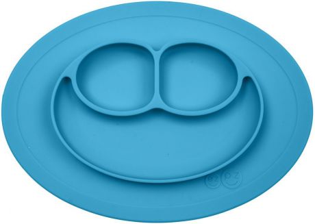 Ezpz Тарелка детская Mini Mat цвет голубой