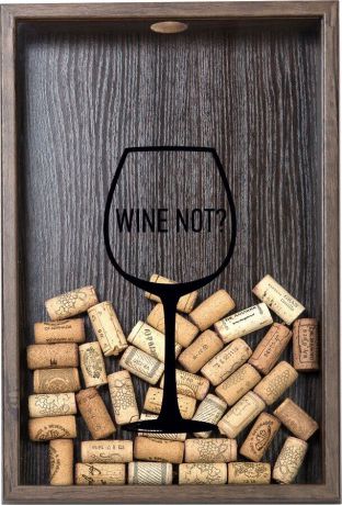 Копилка для винных пробок "Wine not?"