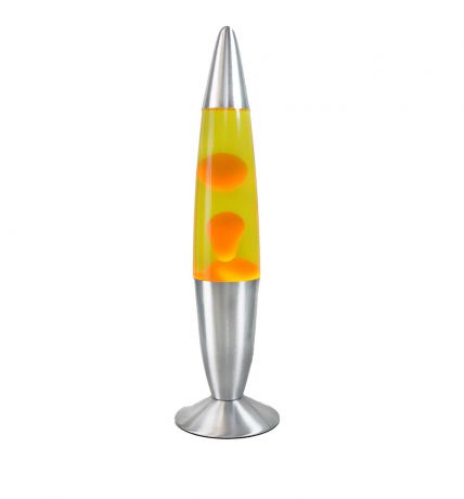 Светильник настольный Motionlamps Лава-лампа 48см Оранжевая/желтая (Воск)