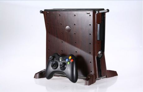 Накладка на корпус для Xbox 360 Slim (Wood Design)