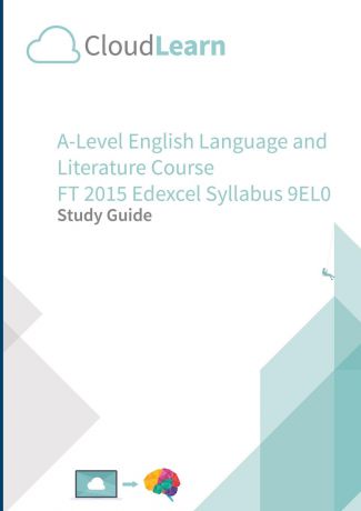 CloudLearn Ltd CL2.0 CloudLearn A-Level FT 2015 English Language . Literature 9EL0