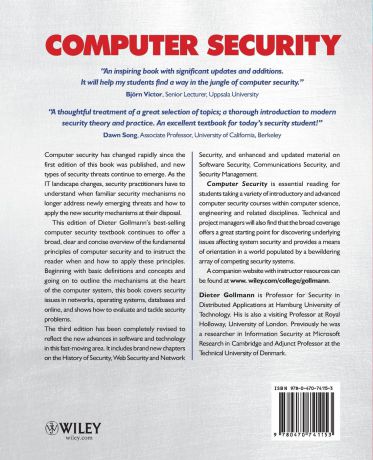 Dieter Gollmann Computer Security