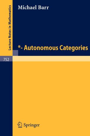 M. Barr Autonomous Categories