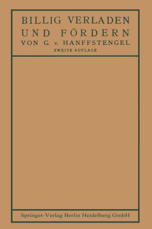 Georg Von Hanffstengel Billig Verladen Und Fordern