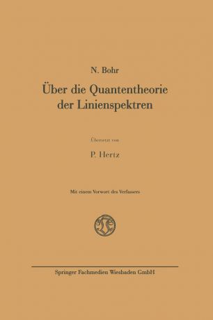 Niels Bohr Uber Die Quantentheorie Der Linienspektren