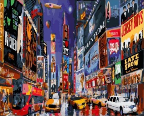 Картина по номерам Paintboy Original "Нью-Йорк" 40х50 см