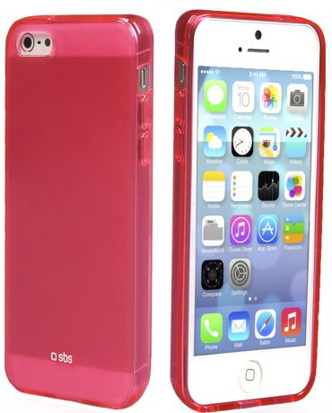 Чехол SBS для iPhone 5 (флуоресцентный, розовый)