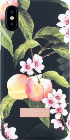 Чехол TedBaker Lacet для iPhone Х/XS Peach Blossom Black