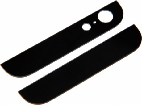 Верхняя и нижняя часть задней крышки для iPhone 5 (чёрная)