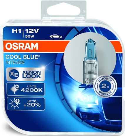 Лампа автомобильная Osram H11 (55) PGJ19-2 +20% Cool Blue Intense 4200K 12V, 64211CBI