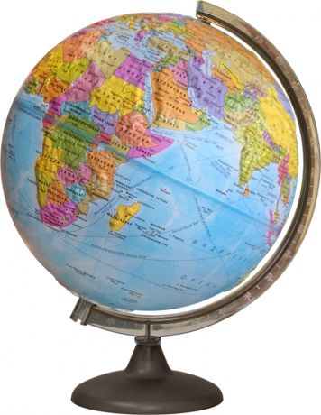 Глобусный мир Глобус с политический картой мира рельефный диаметр 32 см