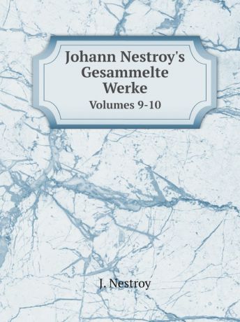 J. Nestroy Johann Nestroy
