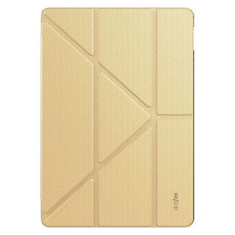 Чехол Dotfes L01 Premium Origami Smart Case with Hard Back Cover для iPad Pro 10.5", gold