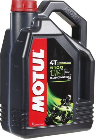 Моторное масло MOTUL 5100 4T, полусинтетическое, 10W-40, 4 л 104068