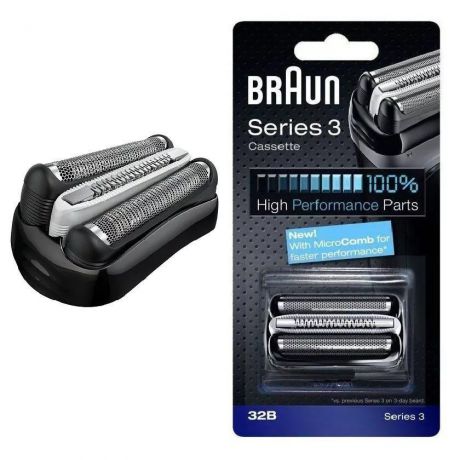 Braun 32B Series 3 серии, Black бритвенная кассета для 300/310/320/330/340