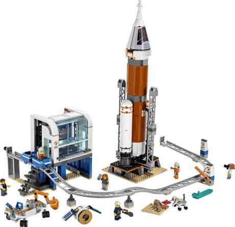 Конструктор LEGO City Космическая ракета и пункт управления запуском 60228