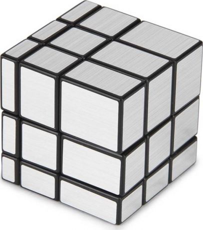 Головоломка Зеркальный Кубик YJ Mirror Cube серебряный