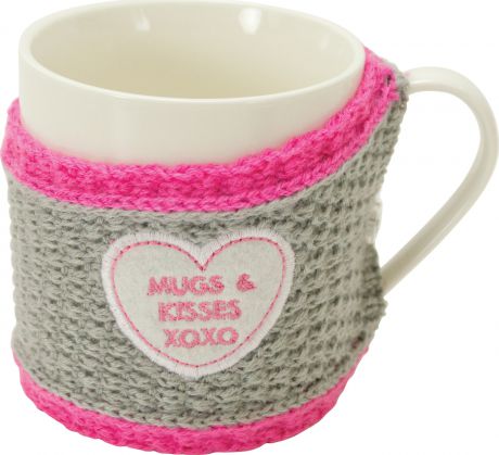 Кружка в свитере "Sweater mug Mugs & Kisses"