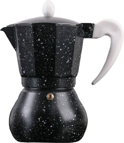 Гейзерная кофеварка "Космос", 3939356, черный, на 6 чашек