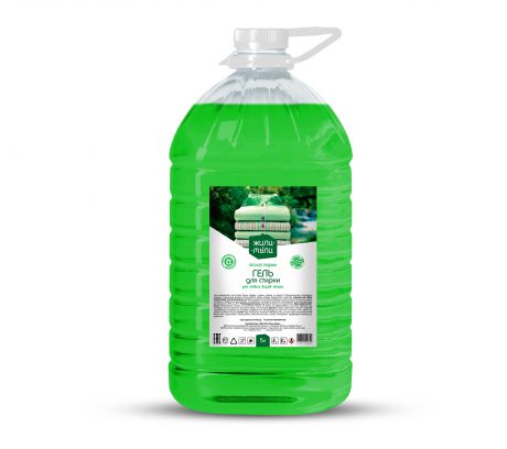 Жидкое средство для стирки Жили-Мыли Для стирки автомат "Лесной родник", зеленый