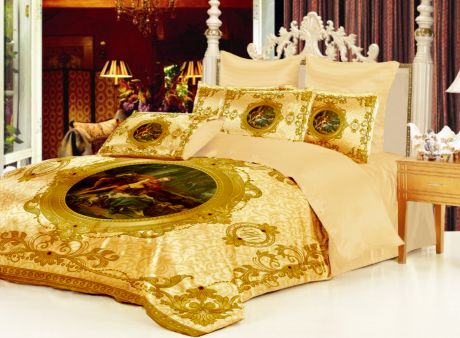 Комплект постельного белья Barocco gold