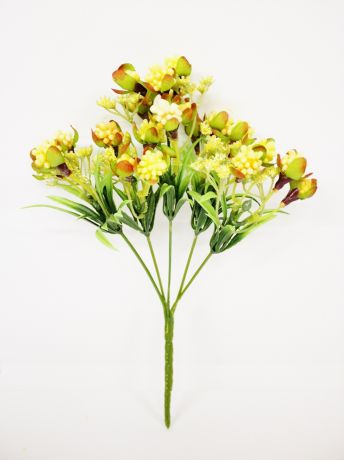 Искусственные цветы Coneko "Букет фруктовый искусственный 26 см" 555138_yellow