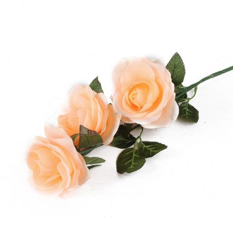 Искусственные цветы "Роза Жанна", 2578226, кремовый, 61 см